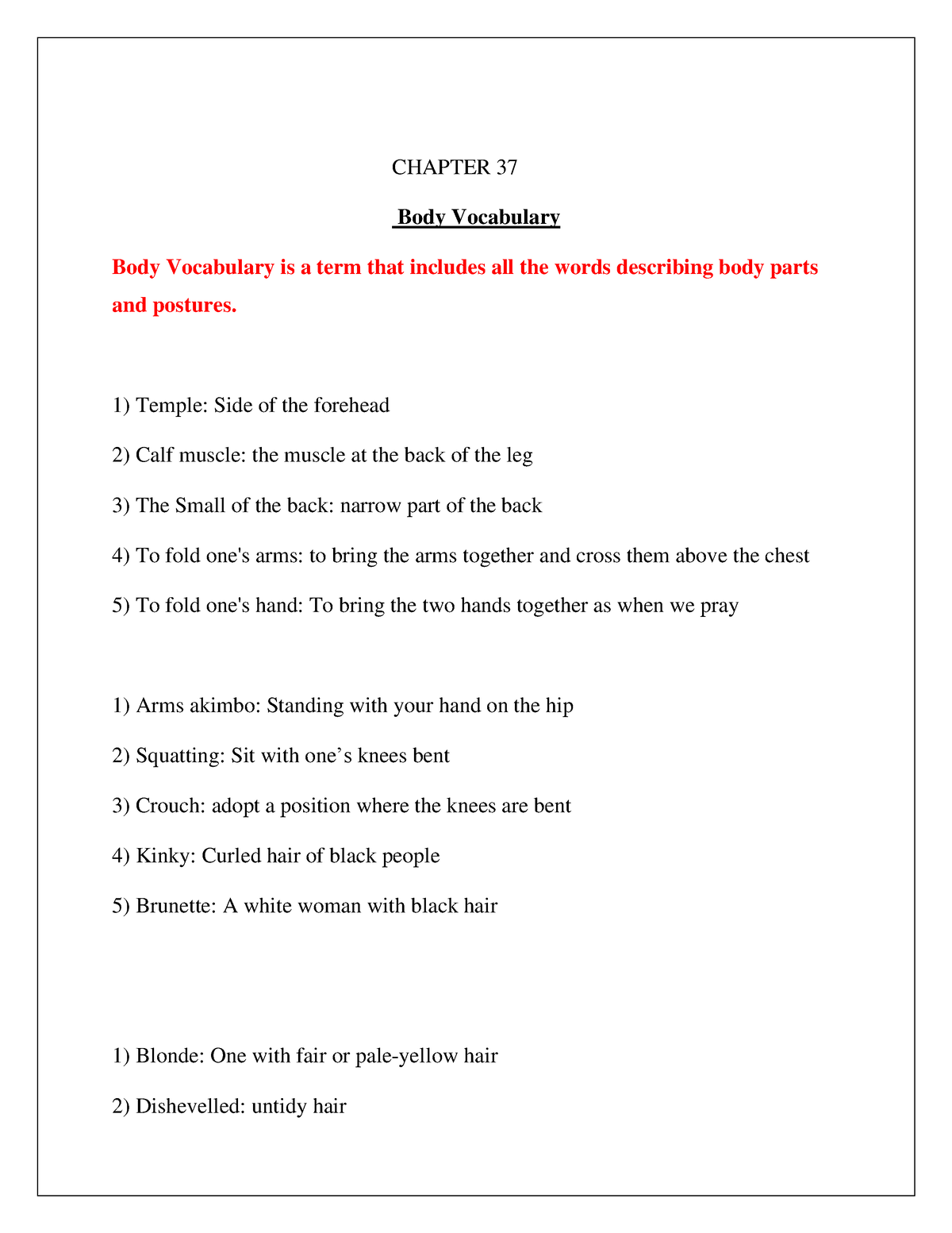 body-vocabulary-word-chapter-37-body-vocabulary-body-vocabulary-is-a