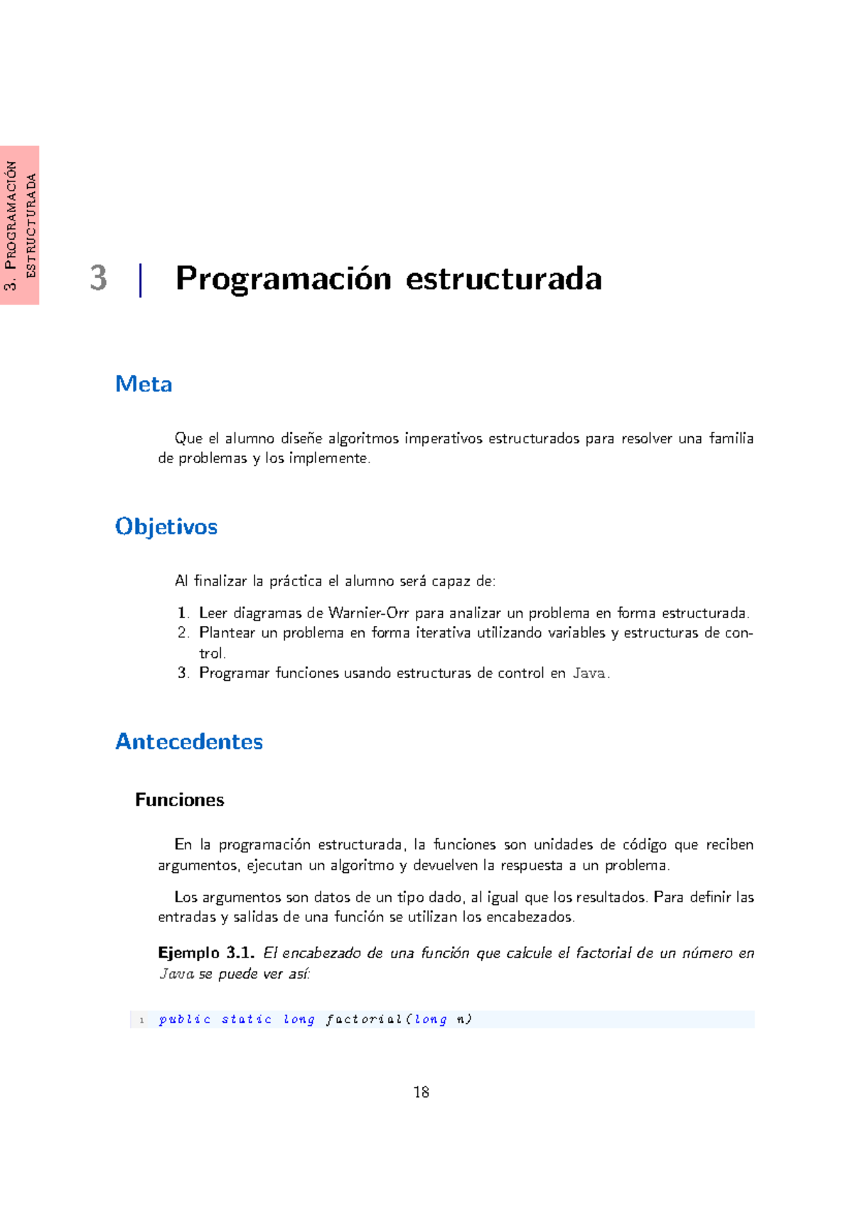 Práctica 3 - Programación estructurada - 3. Programación estructurada 3 ...