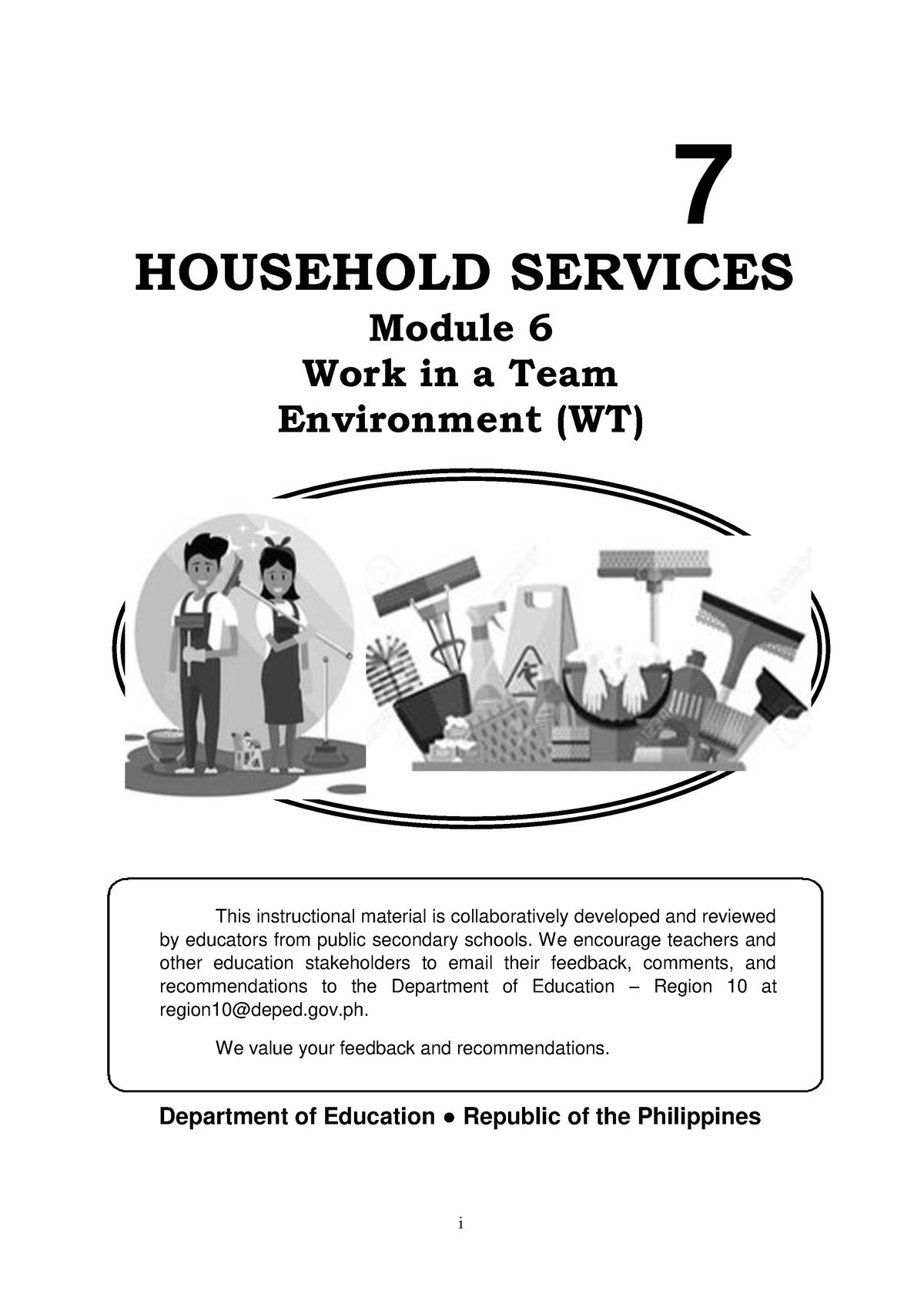 TLE7 Household Services Mod6 Work-in-a-Team-Environment-(WT) V3 - I ...