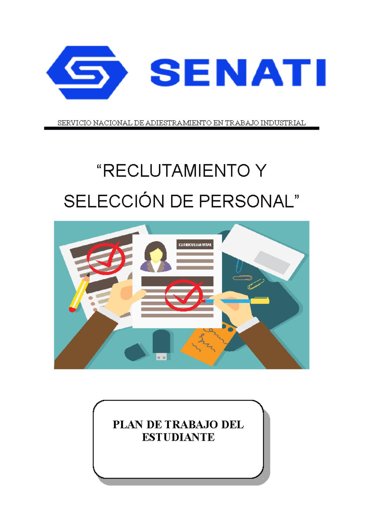 Reclutamiento Y Seleccion De Personal Final - SERVICIO NACIONAL DE ...