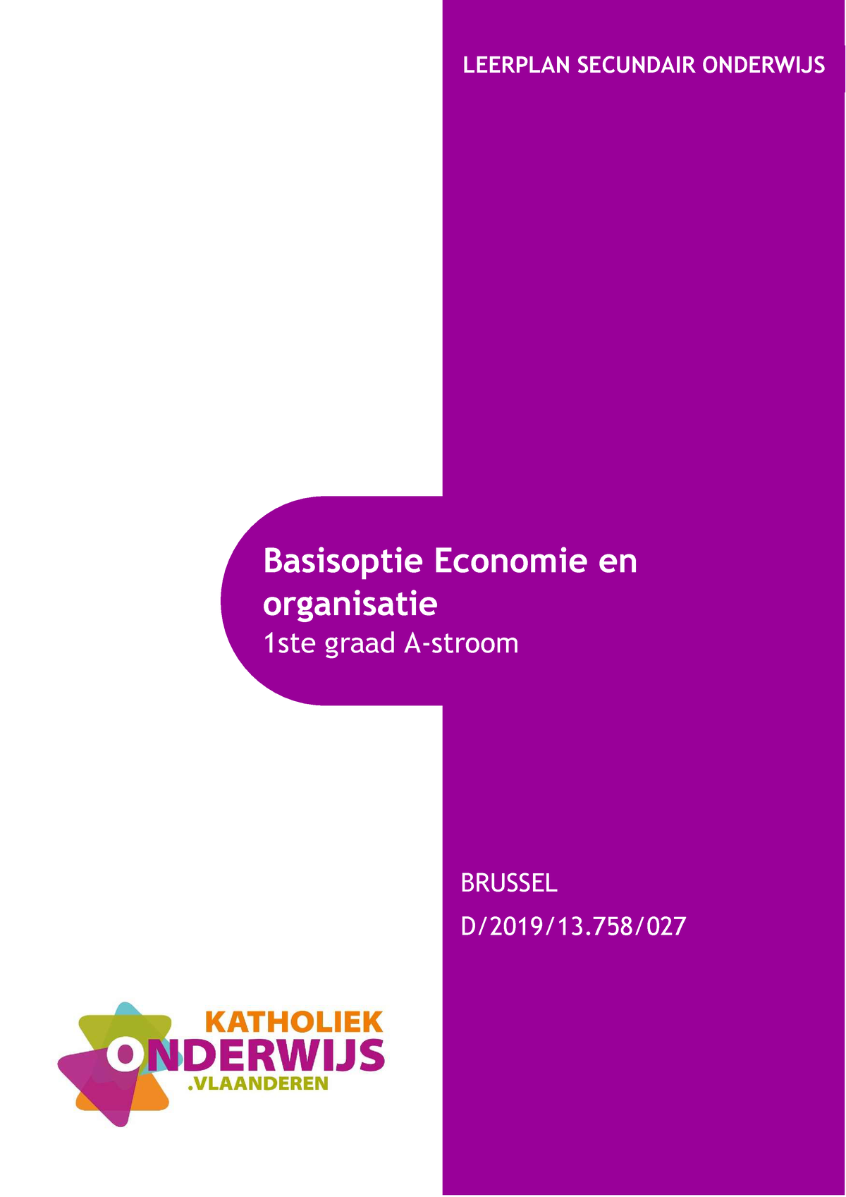 Economie En Organisatie A-stroom - Basisoptie Economie En Organisatie ...