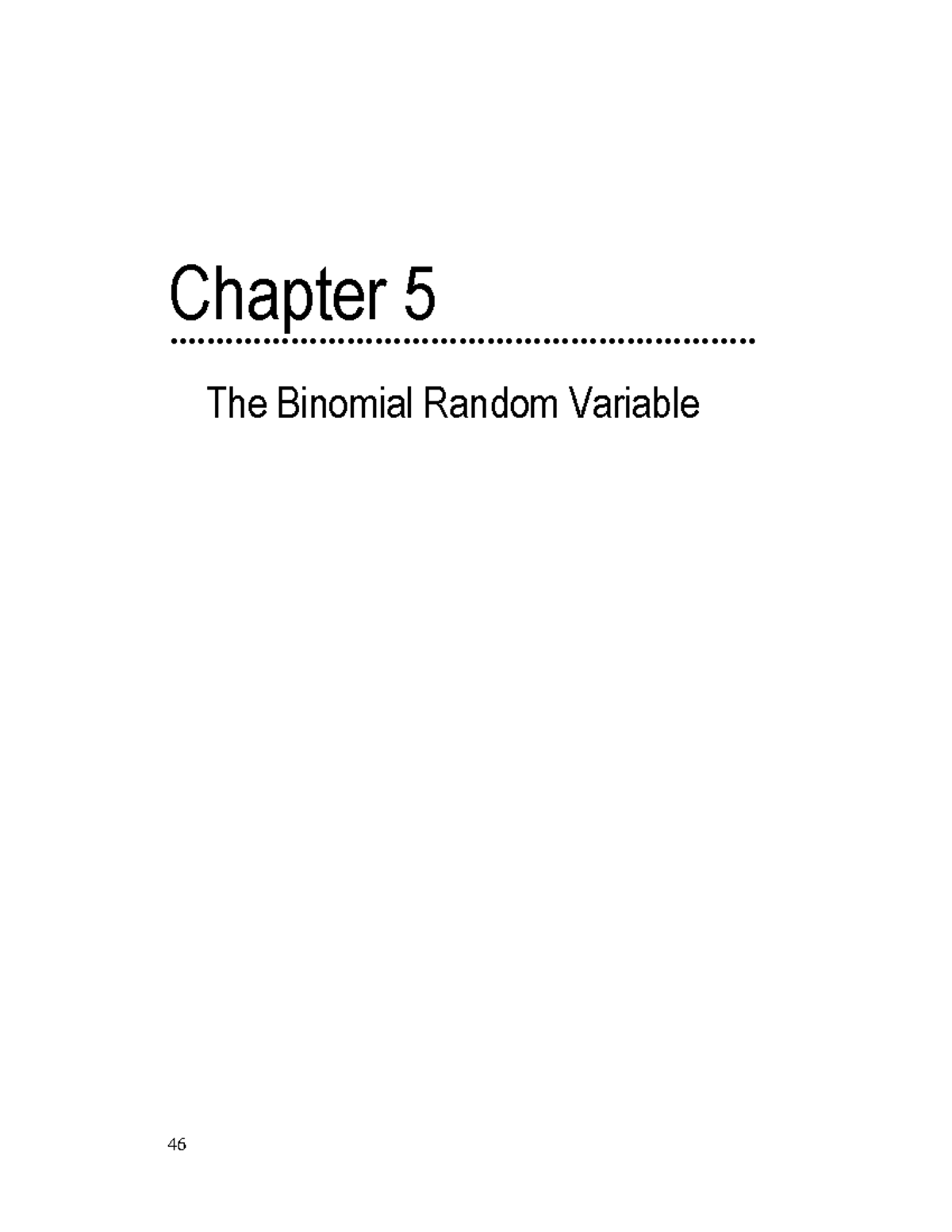 Ch5 Minitab 20 - Chapter 5 - Chapter 5 The Binomial Random Variable ...