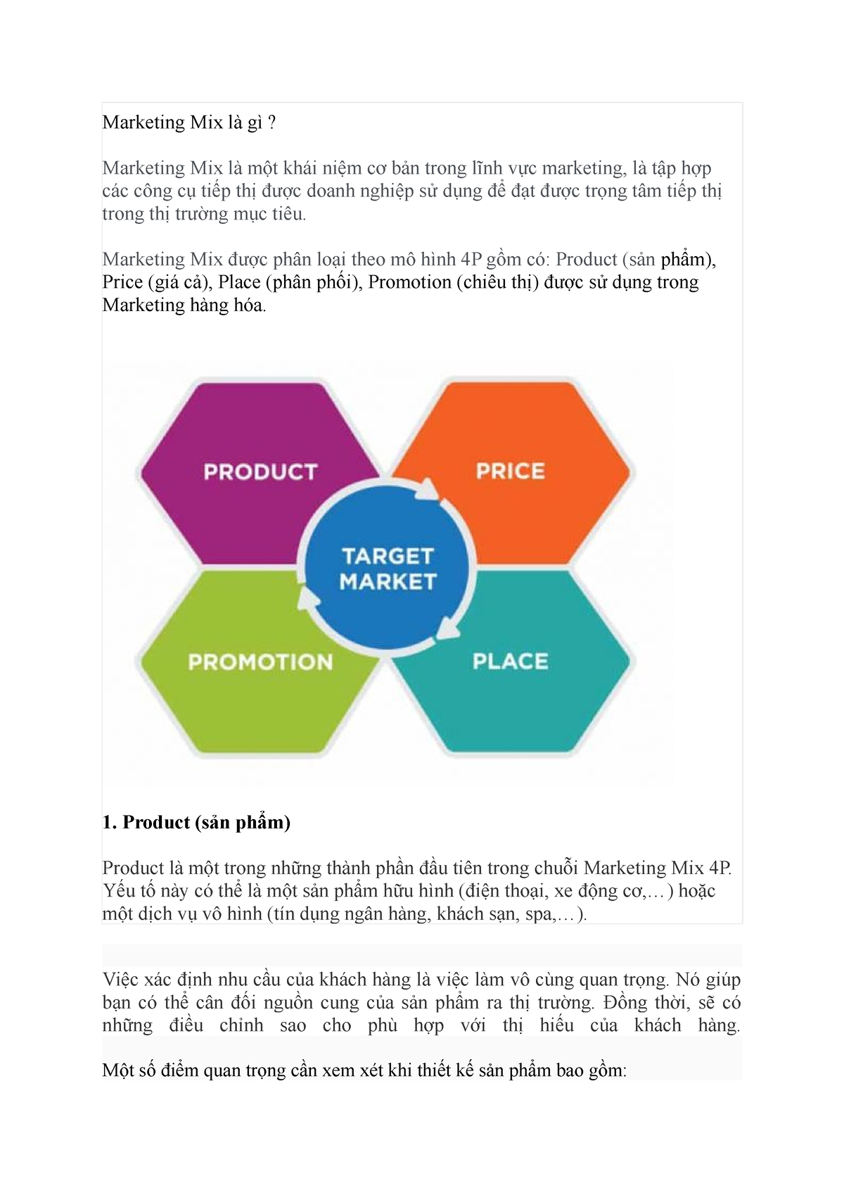 Tìm hiểu về các thành phần trong mô hình 7P trong marketing