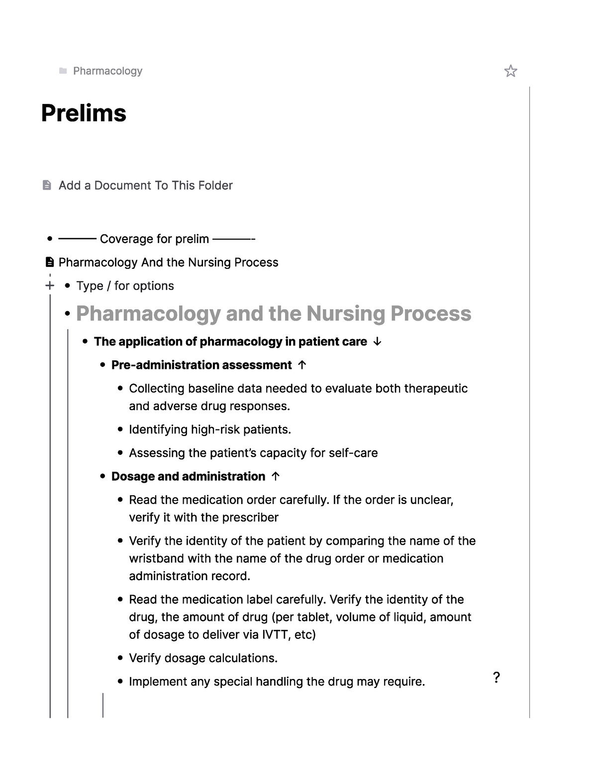 pharmacology assignment for nursing students