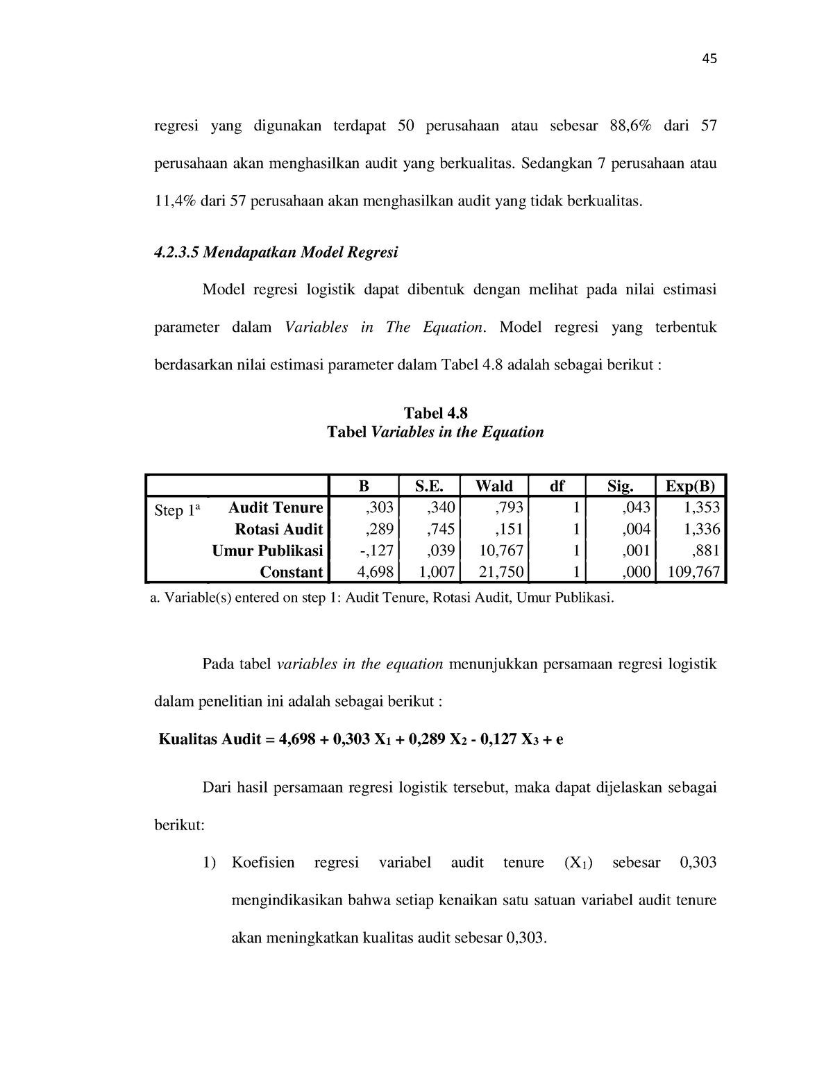 Pengaruh Audit Tenure, Rotasi Audit, Dan Umur Publikasi Terhadap 16 ...