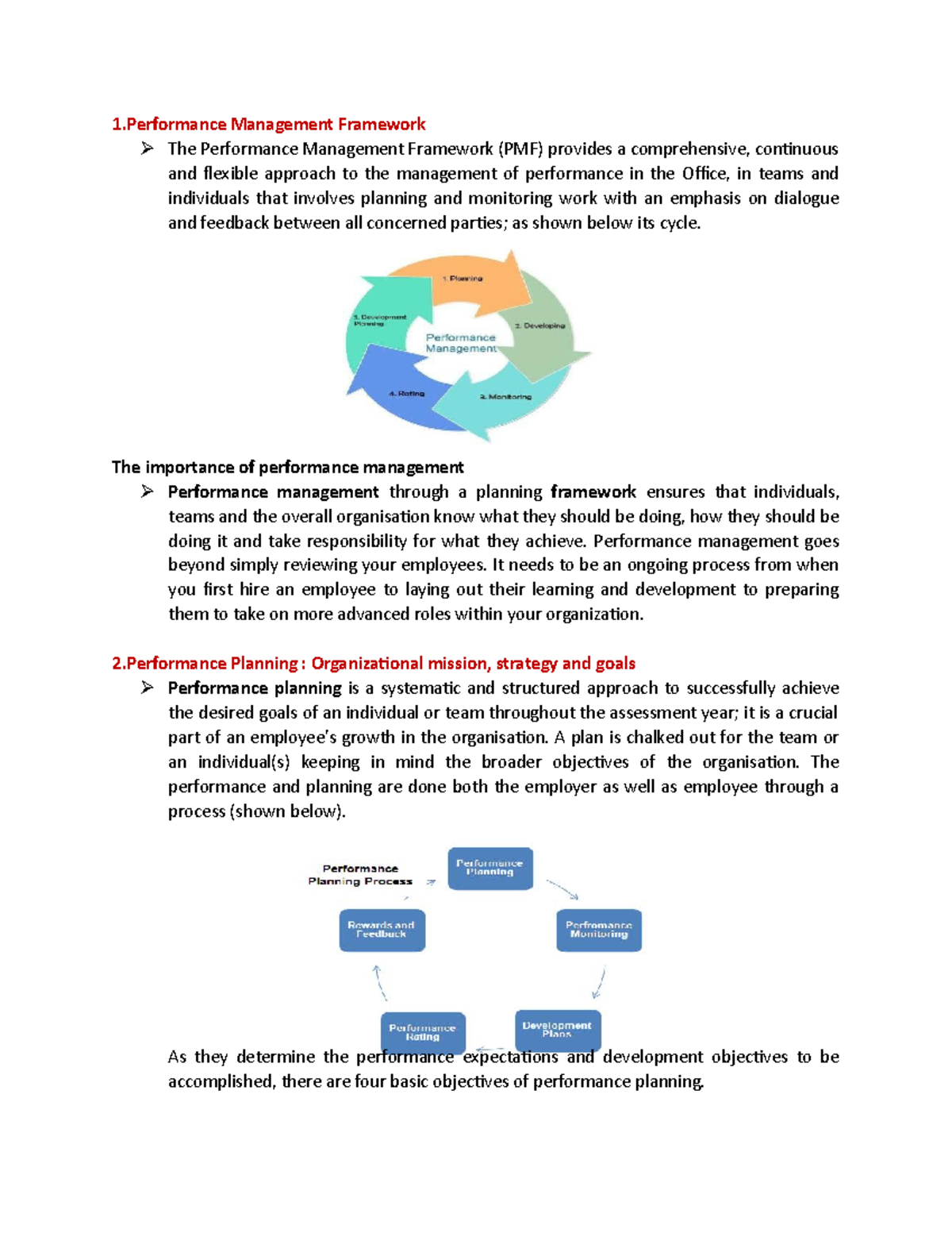 research topics on performance management