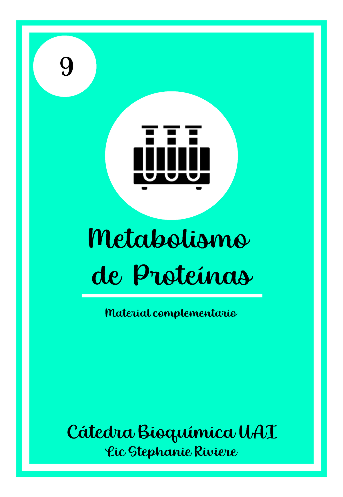 Metabolismo De Proteinas Material Teorico Complementario Material Complementario Metabolismo 2989