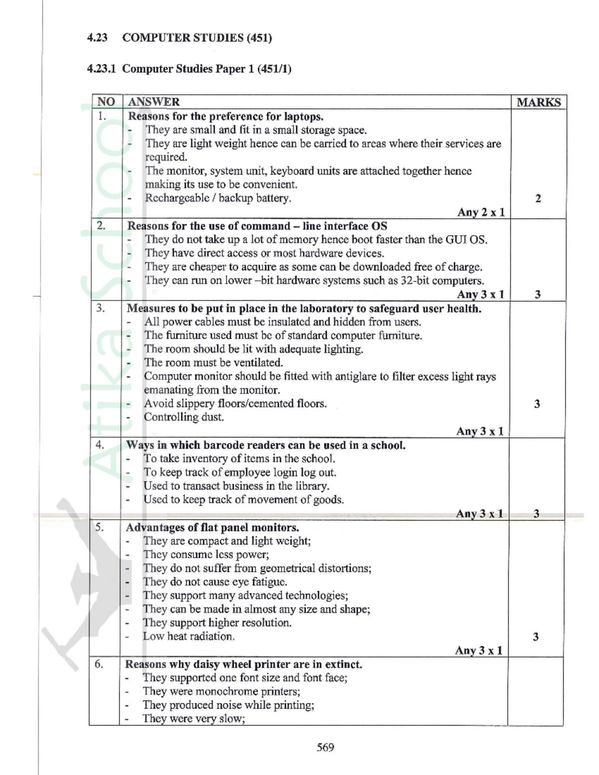 2018-kcse 2018 computer studies paper 1 ms - DISCRETE MATHEMATICS - Studocu