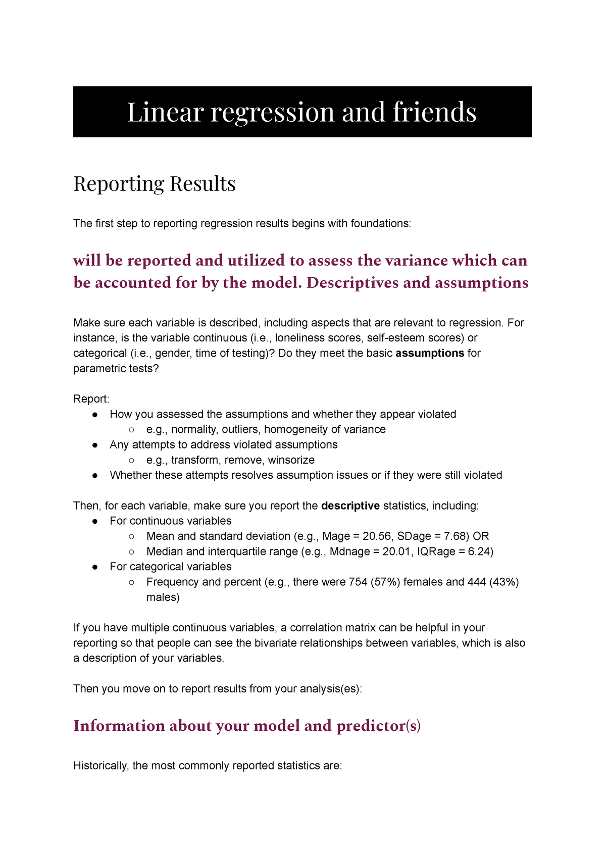 reporting-results-for-linear-regression-and-friends-linear-regression