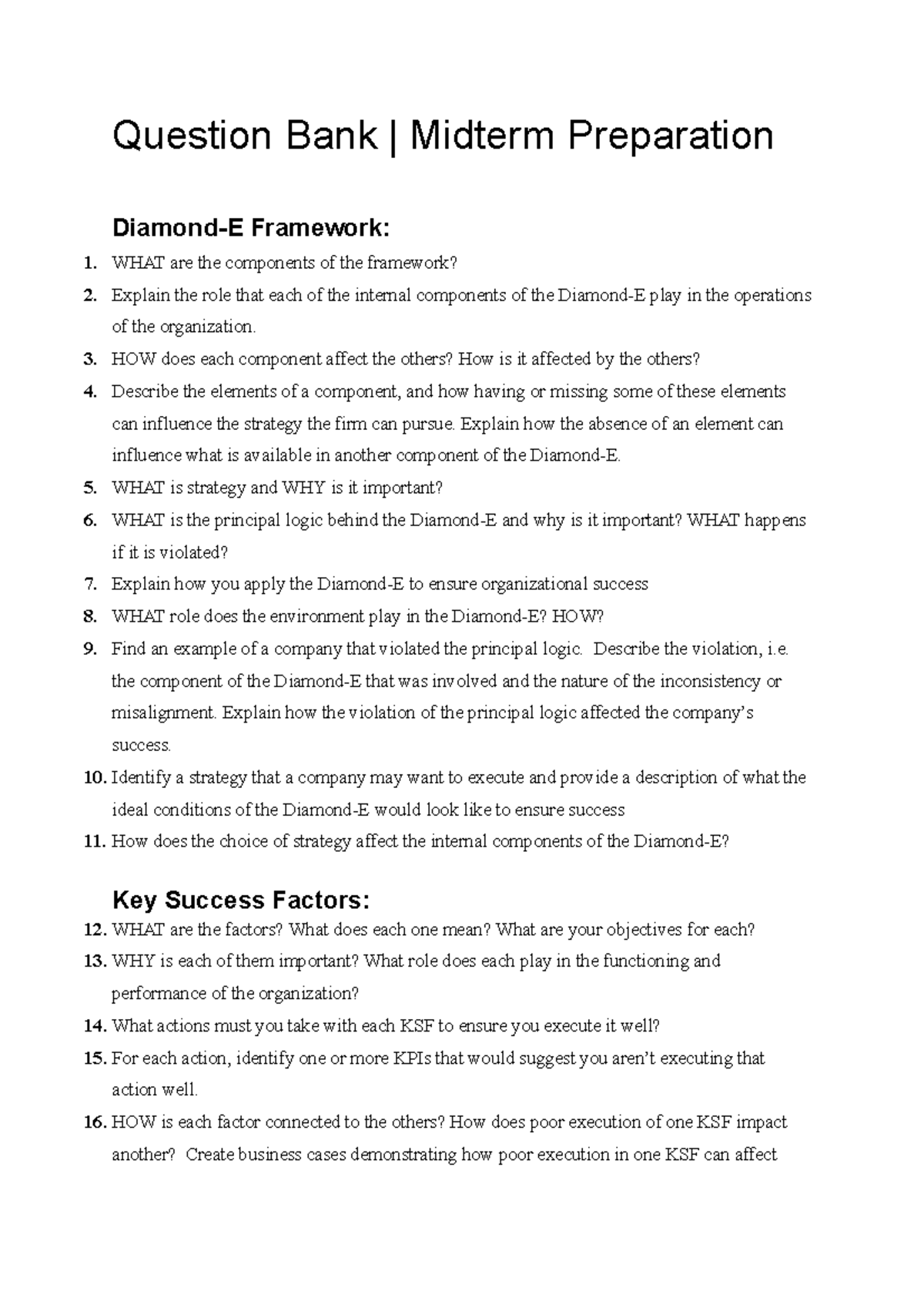 questions-bank-what-are-the-components-of-the-framework-2-explain