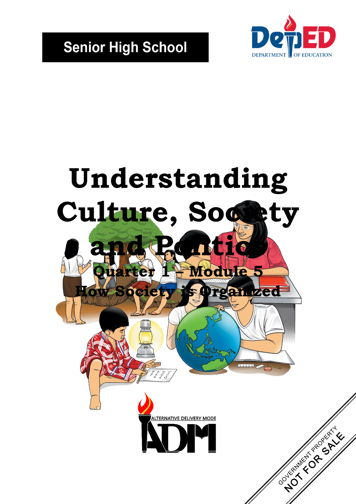 Ucsp-q1-mod5-how-society-is-organized Compress - Understanding Culture ...