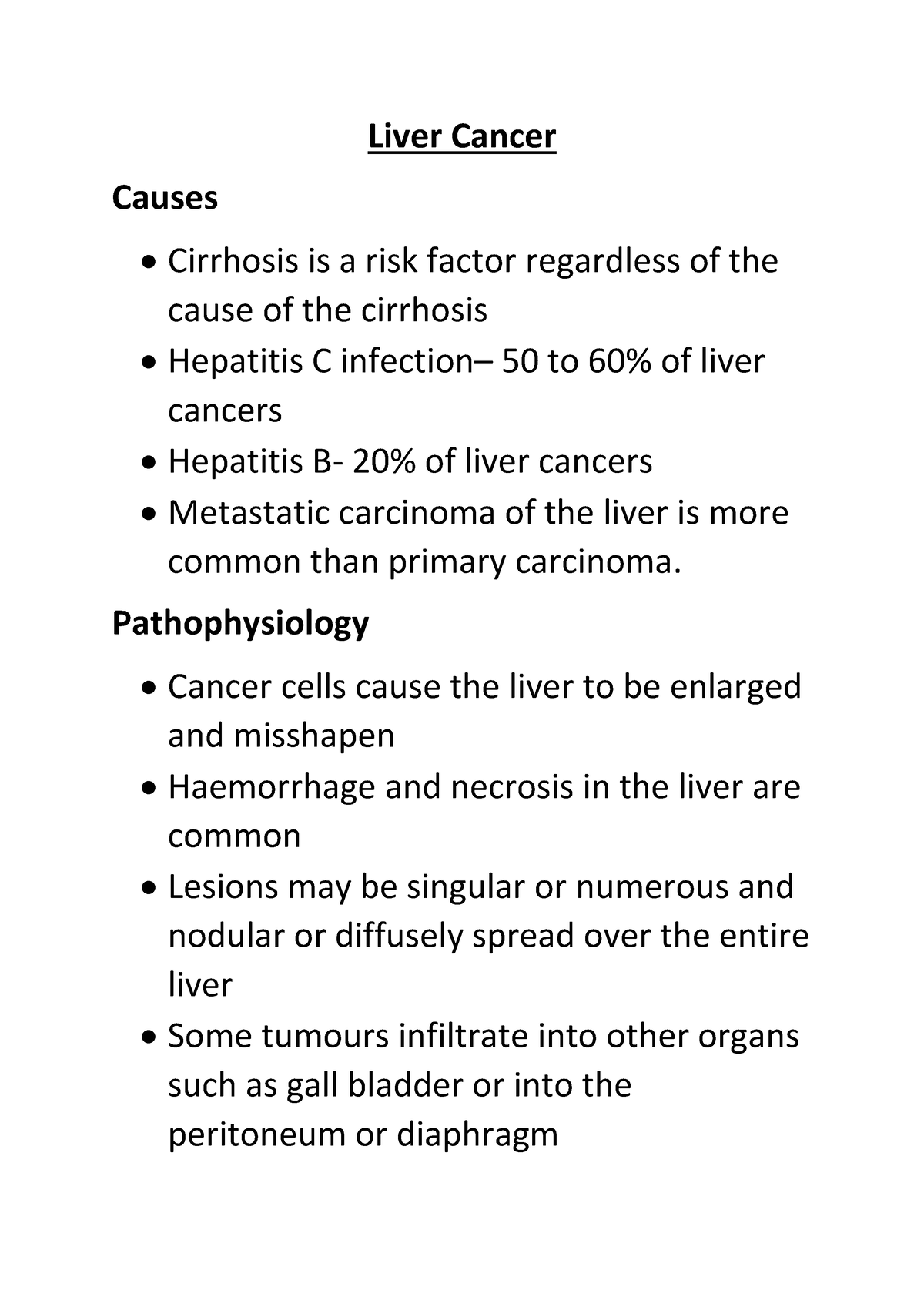 liver cancer thesis