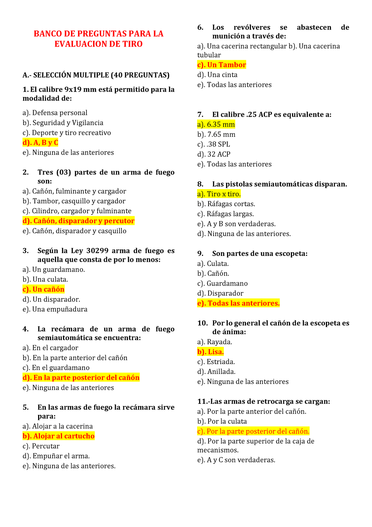 Banco DE Preguntas 10.05.19 (1) (1)-1 - BANCO DE PREGUNTAS PARA LA ...