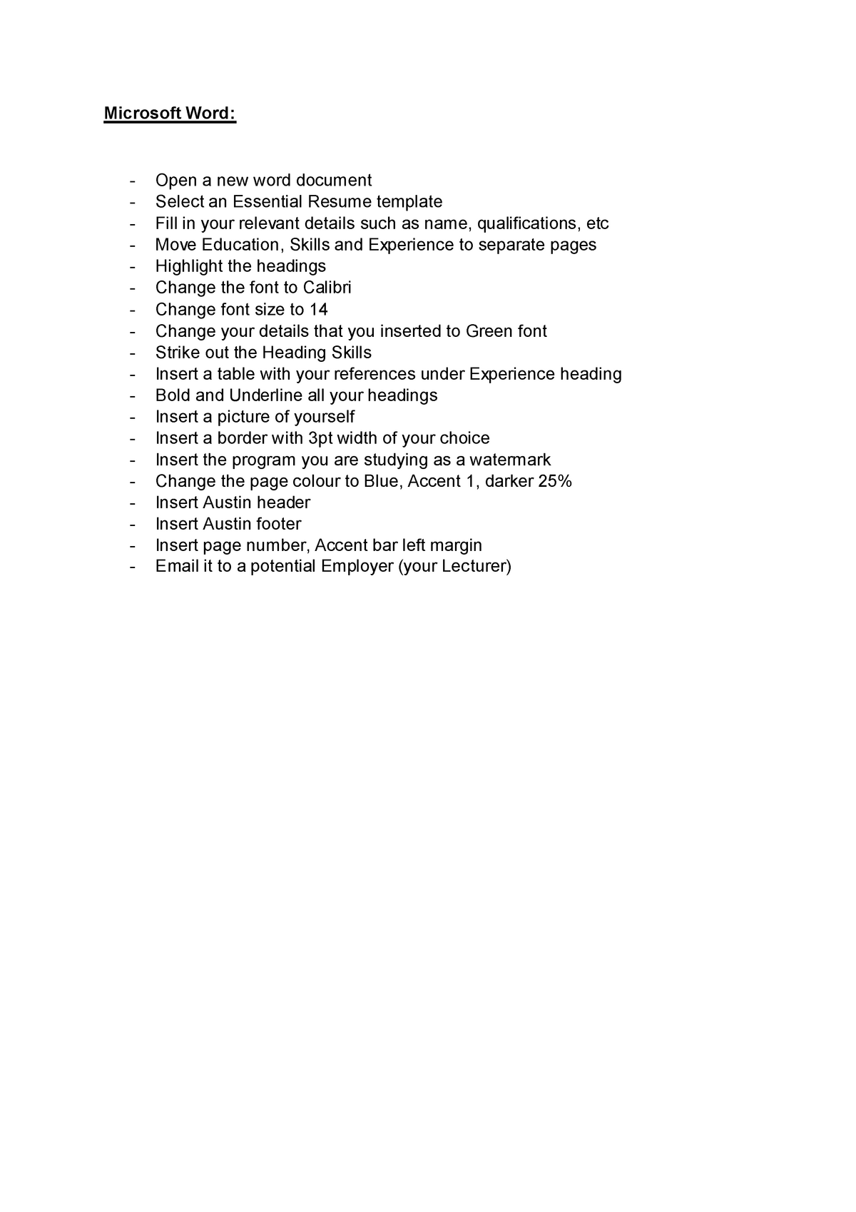 word-activity-resume-microsoft-word-open-a-new-word-document