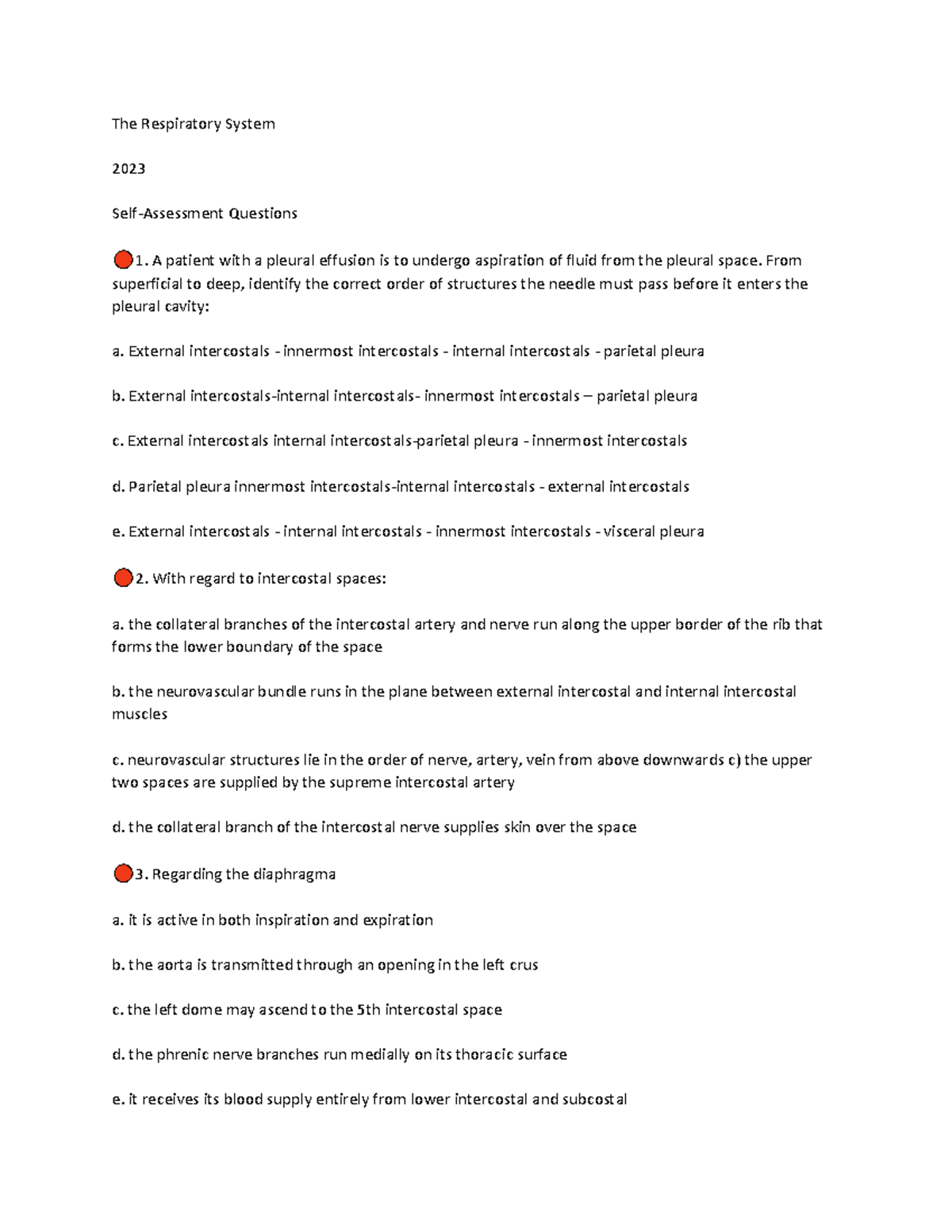 critical thinking questions about the respiratory system