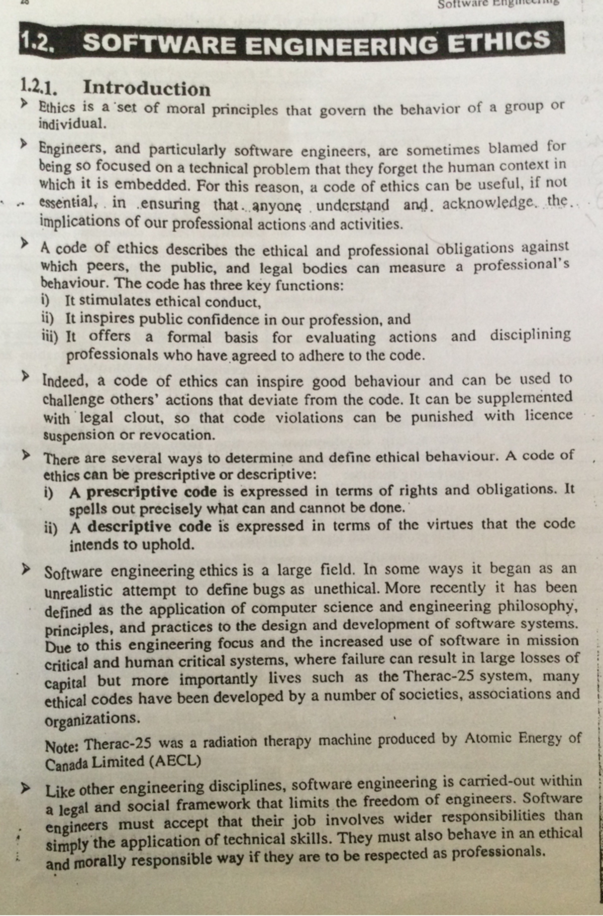 Software engineering ethics,importance of ethics in software ...
