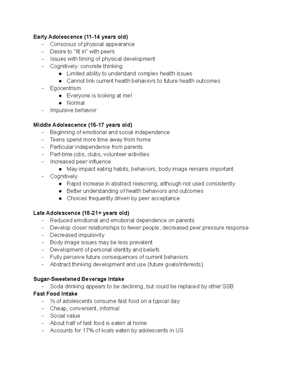 Nut 352 - 11 23 2021 - Early Adolescence (11-14 years old) - Conscious ...