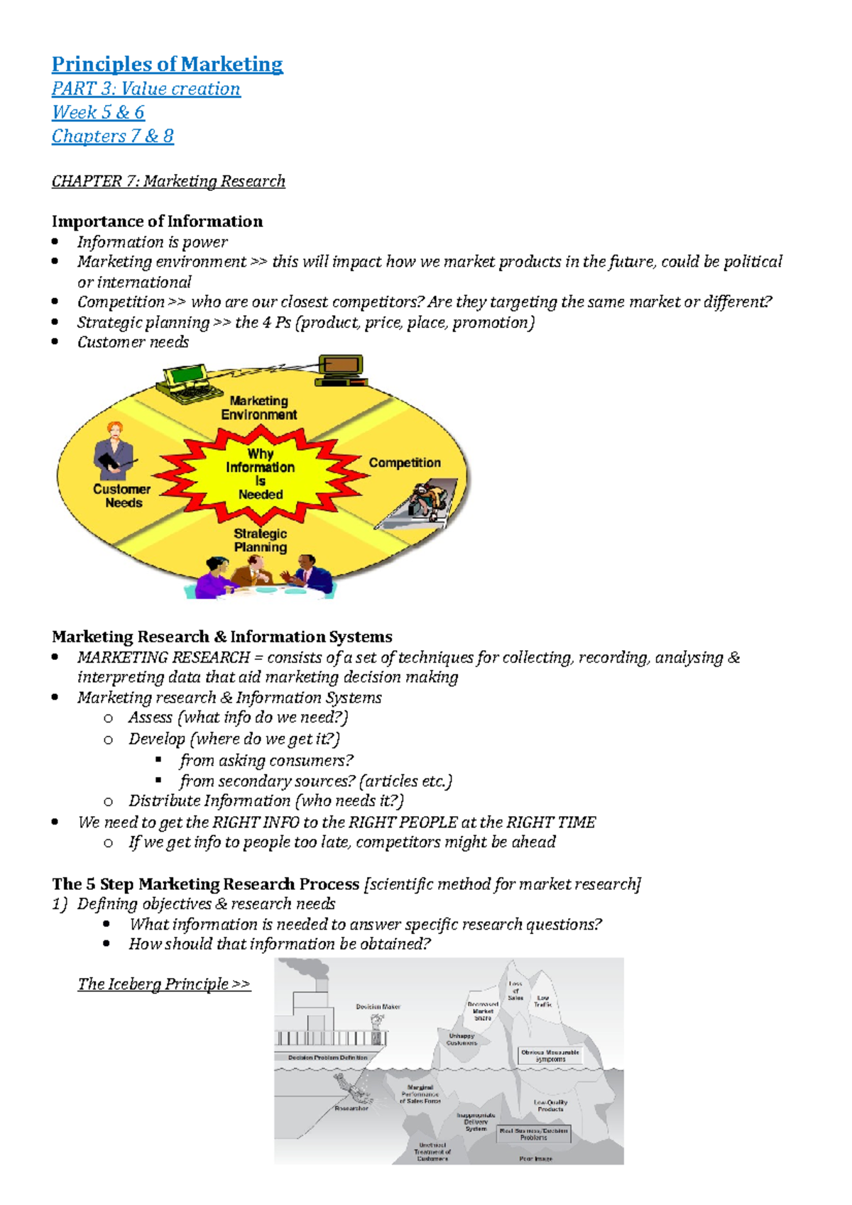Principles of Mkting Notes PART 3 - Principles of Marketing PART 3 ...