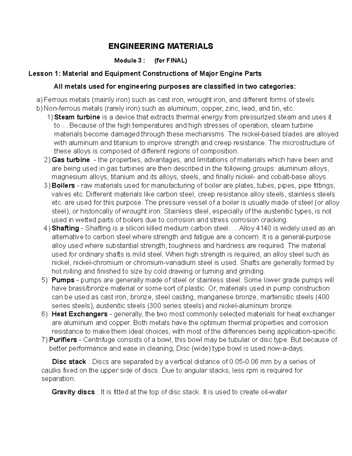 Engineering Materials ( Module 3) - ENGINEERING MATERIALS Module 3 ...