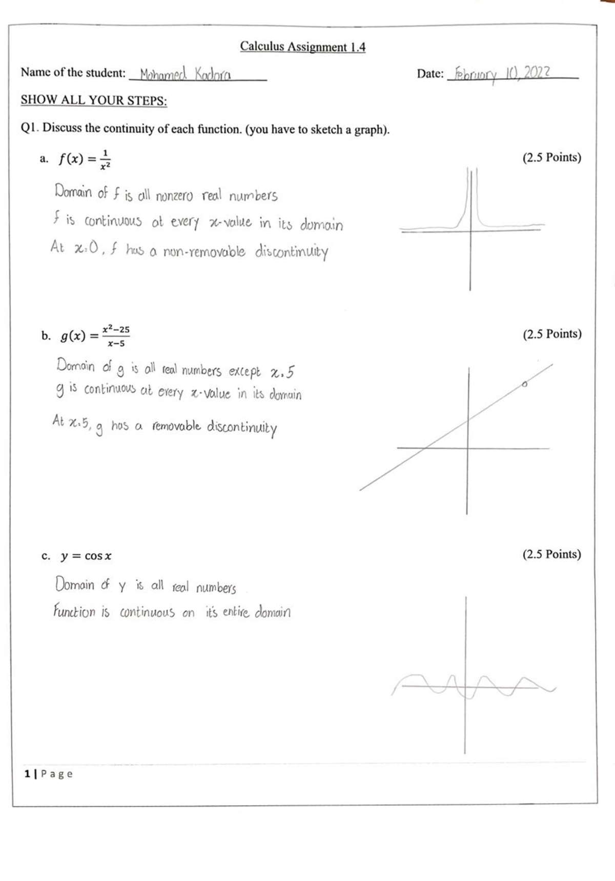 day 16 homework calculus