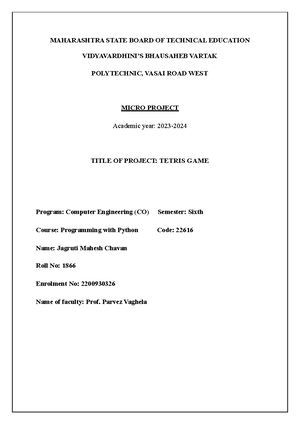 CPP diary week14 - cpp - PROJECT DIARY Name of the Program: Computer ...