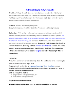 CNN Document - Lecture notes 12 - Convolutional Neural Network (CNN ...