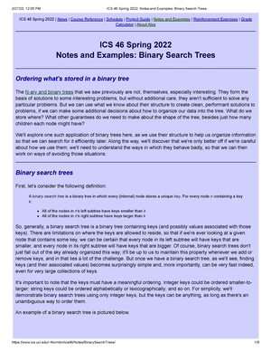 ICS 46 Spring 2022, Notes and Examples: N-ary and Binary Trees