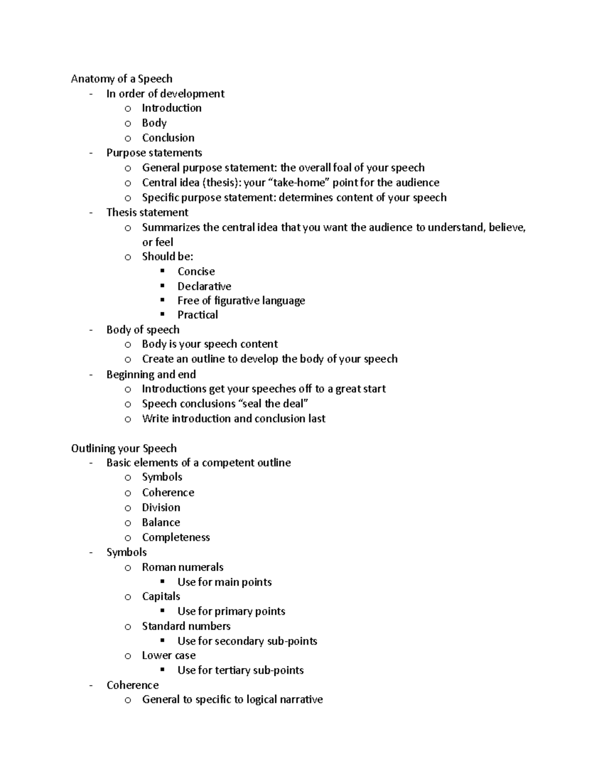 creating-your-speech-dr-gochenour-received-an-a-anatomy-of-a