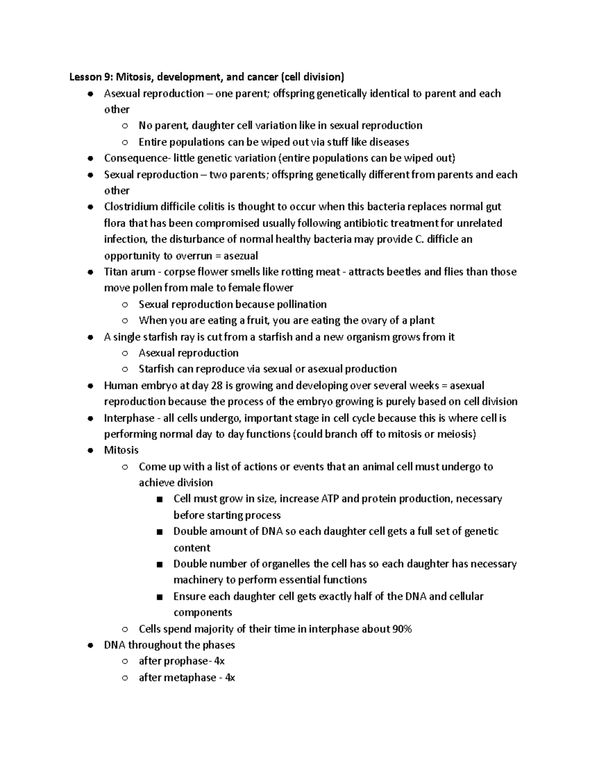 bio-101-post-midterm-1-lecture-notes-lesson-9-mitosis-development