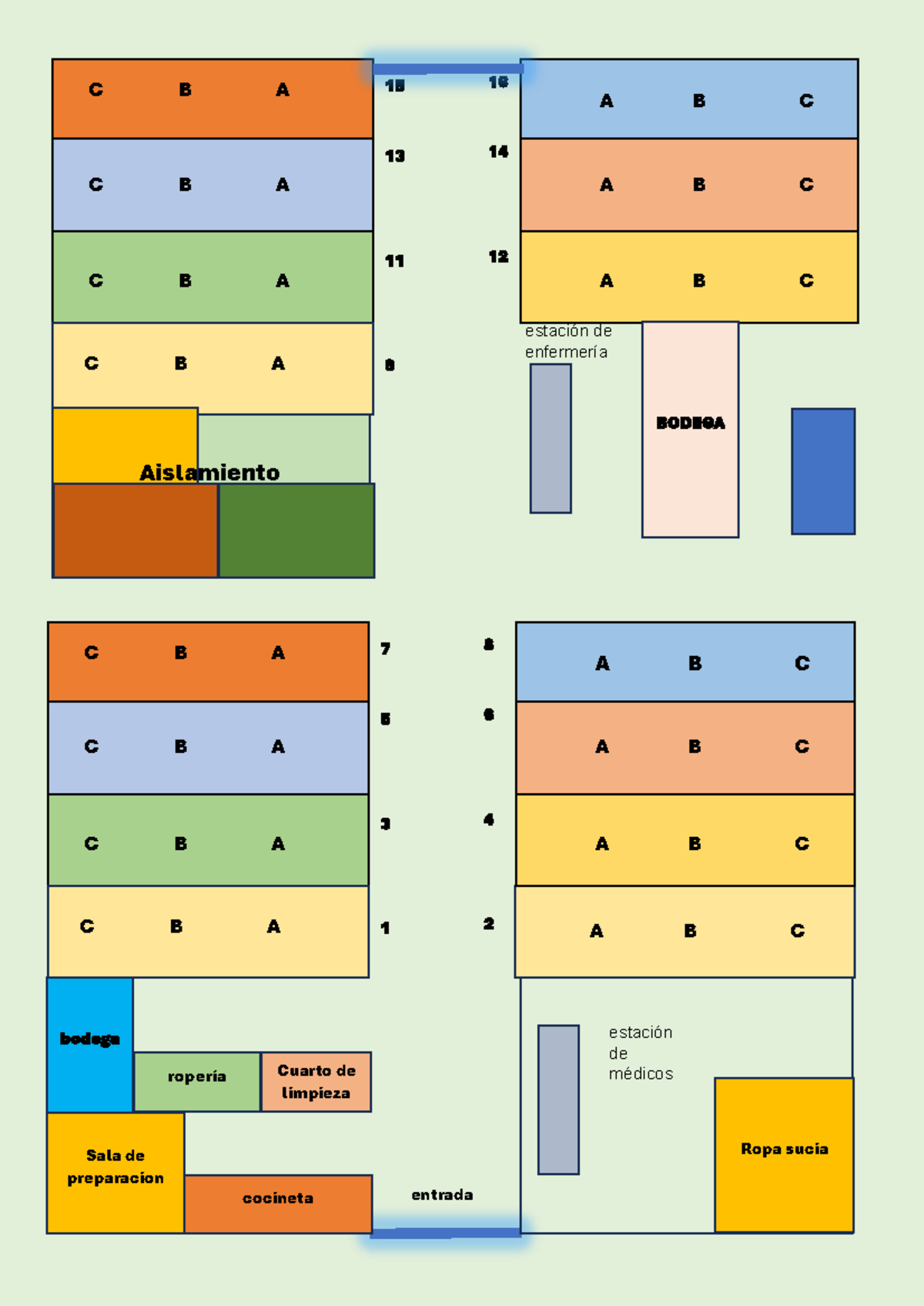 Croquis .. Práctica Privada A B C C B A C B A C B A C B A A B