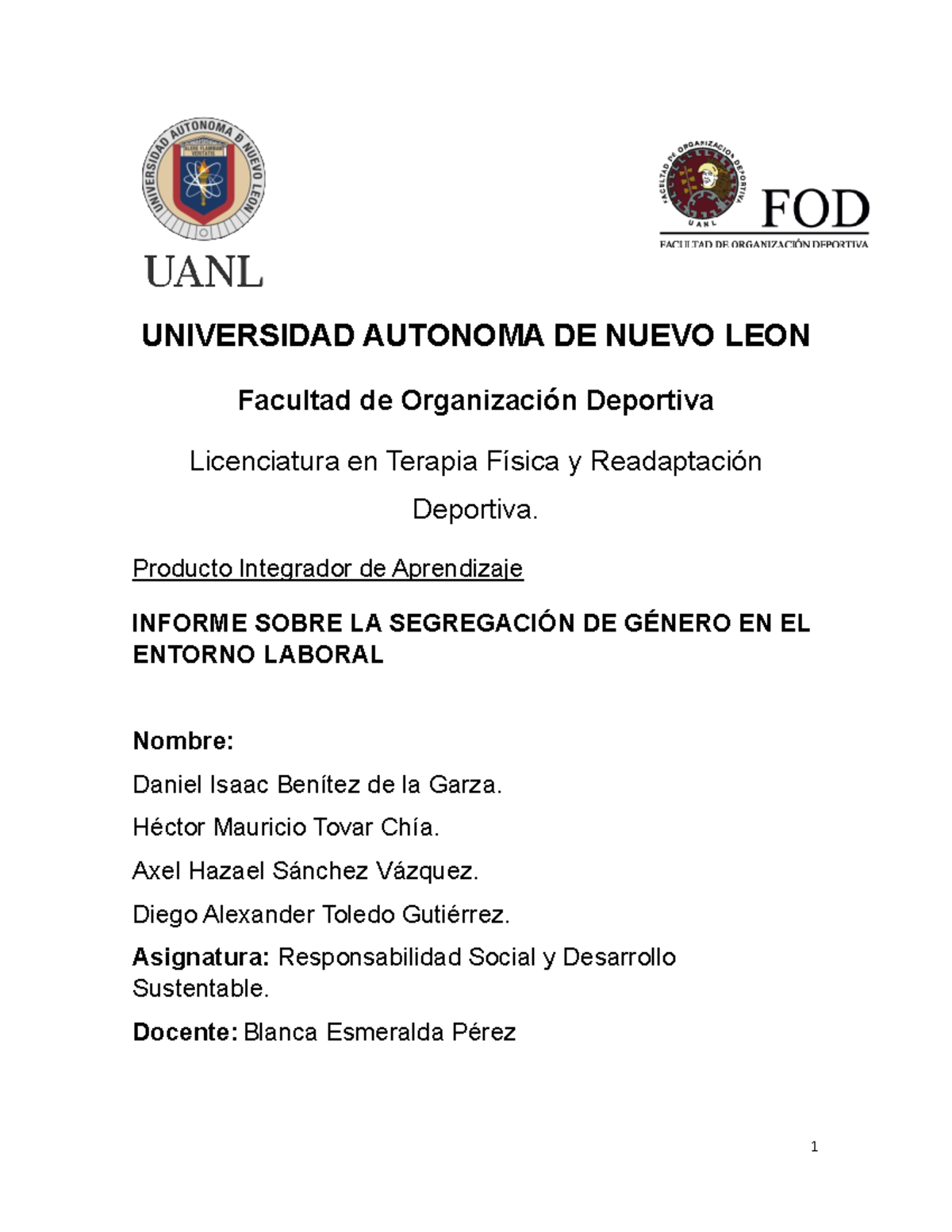 PIA CG Equipo 7 - lllll - UNIVERSIDAD AUTONOMA DE NUEVO LEON Facultad ...