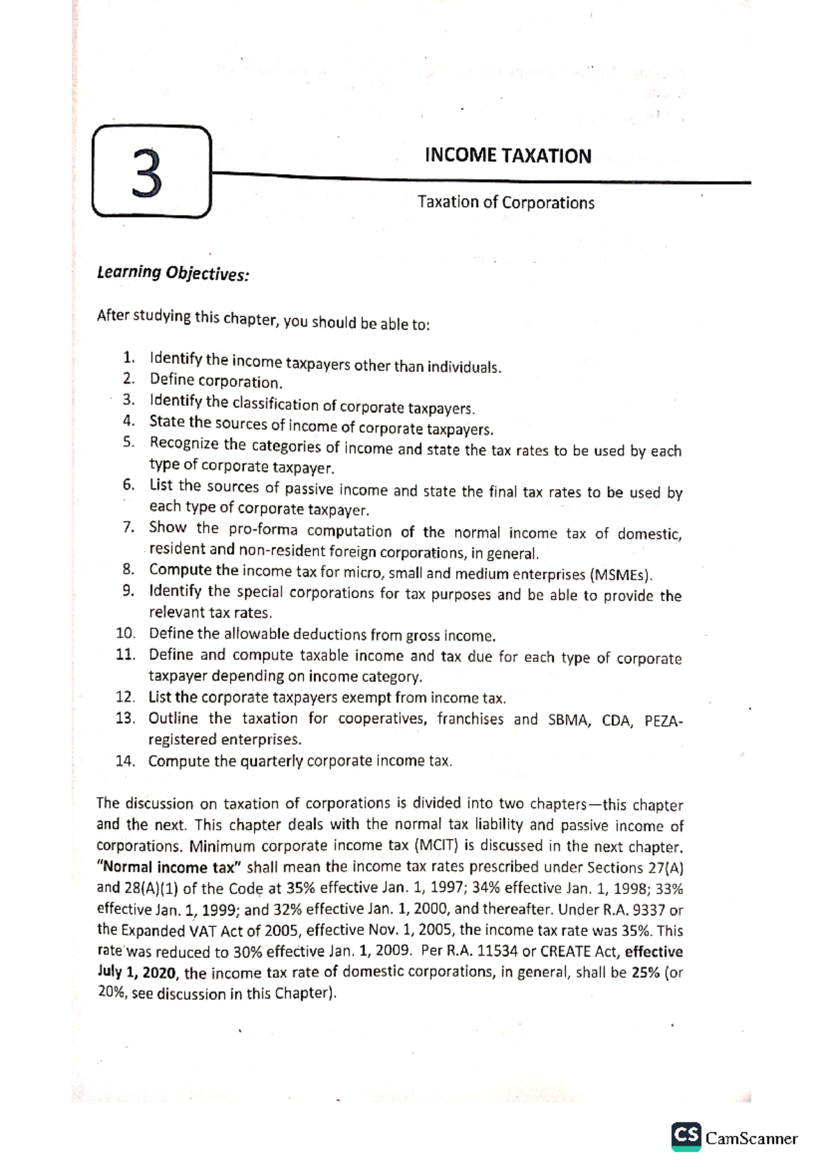 Income Taxation 3-6 - BS Accountancy - Studocu
