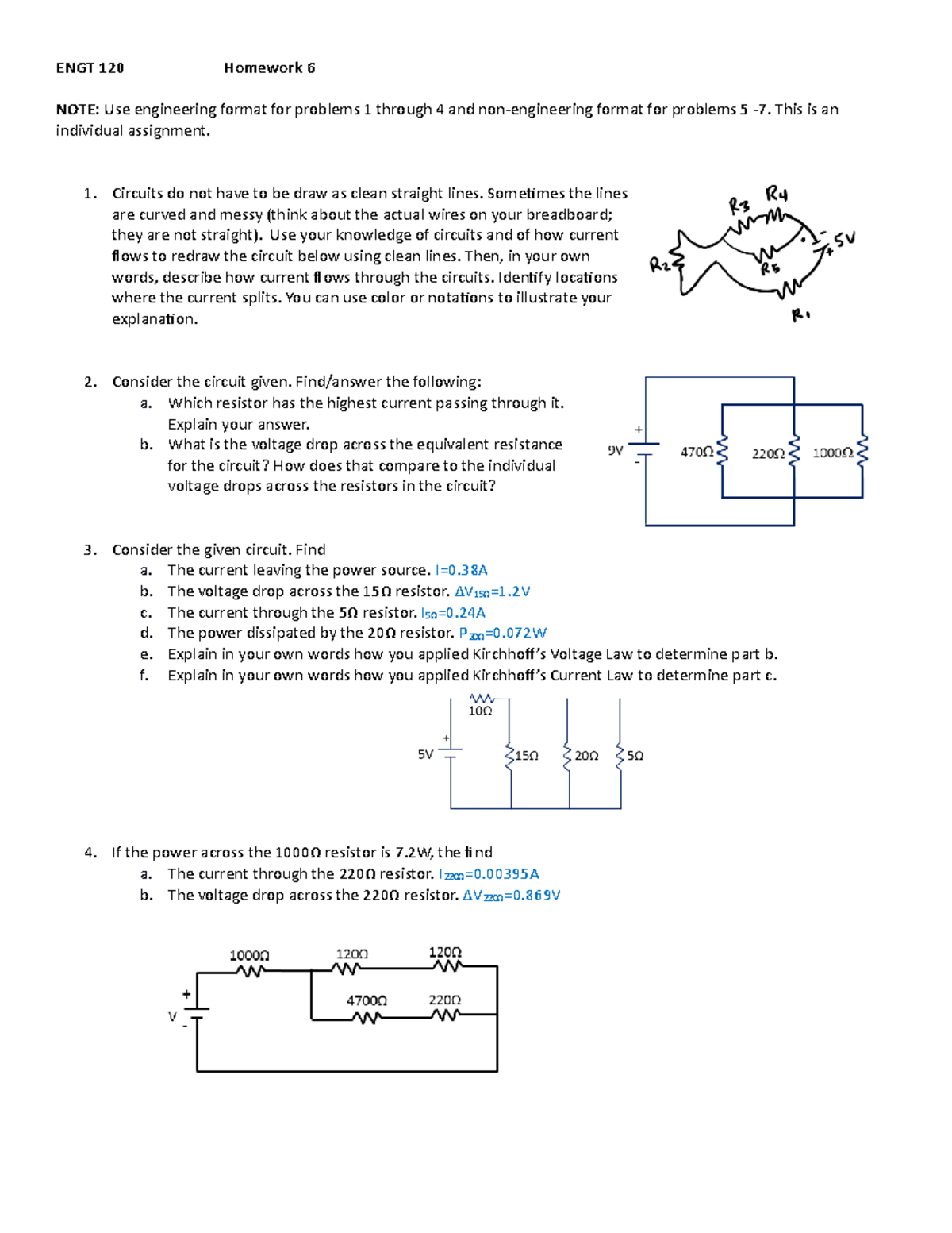 engineering college homework