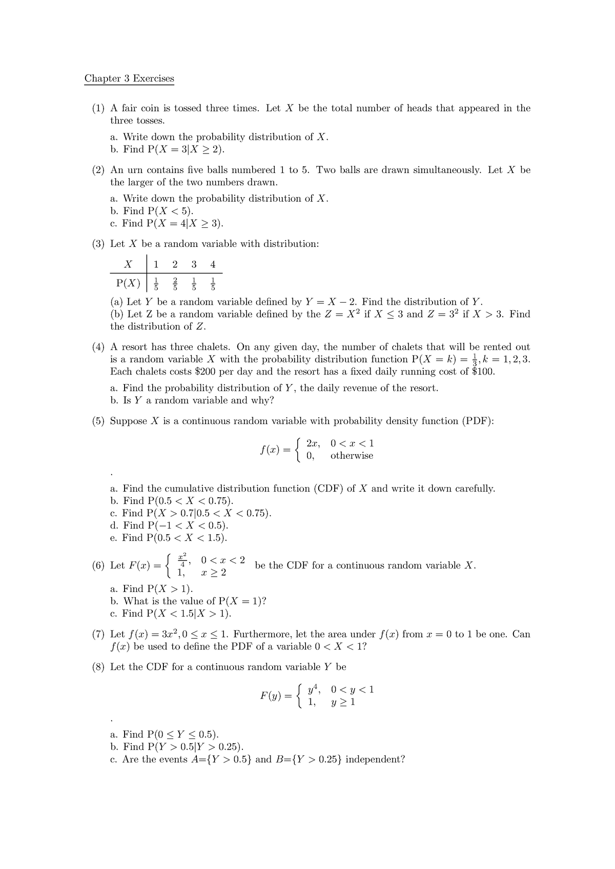 Stat151 chapter 3 extra exercise - STATS 101 - SMU - Studocu