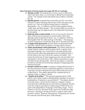 Contracts Law Outline 1 1 Unconscionability A Ucc 2 302