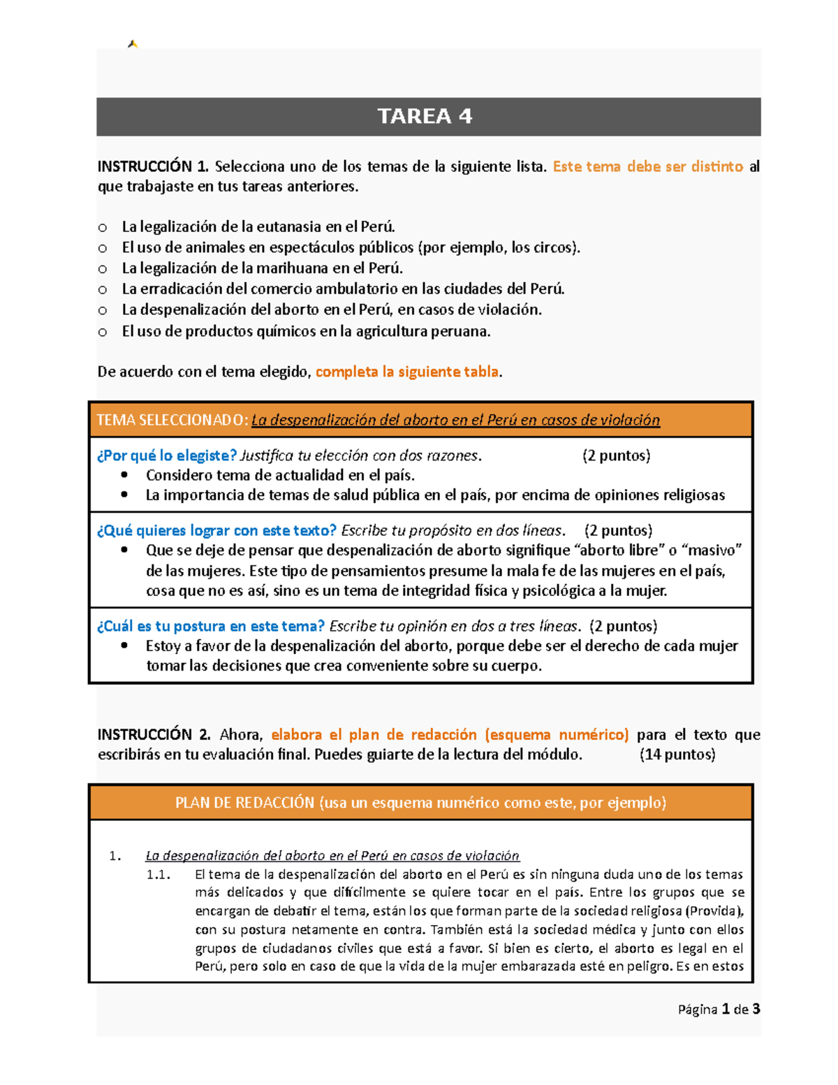 Tapia M T4 - Comunicación - TAREA 4 INSTRUCCIÓN 1. Selecciona Uno De ...