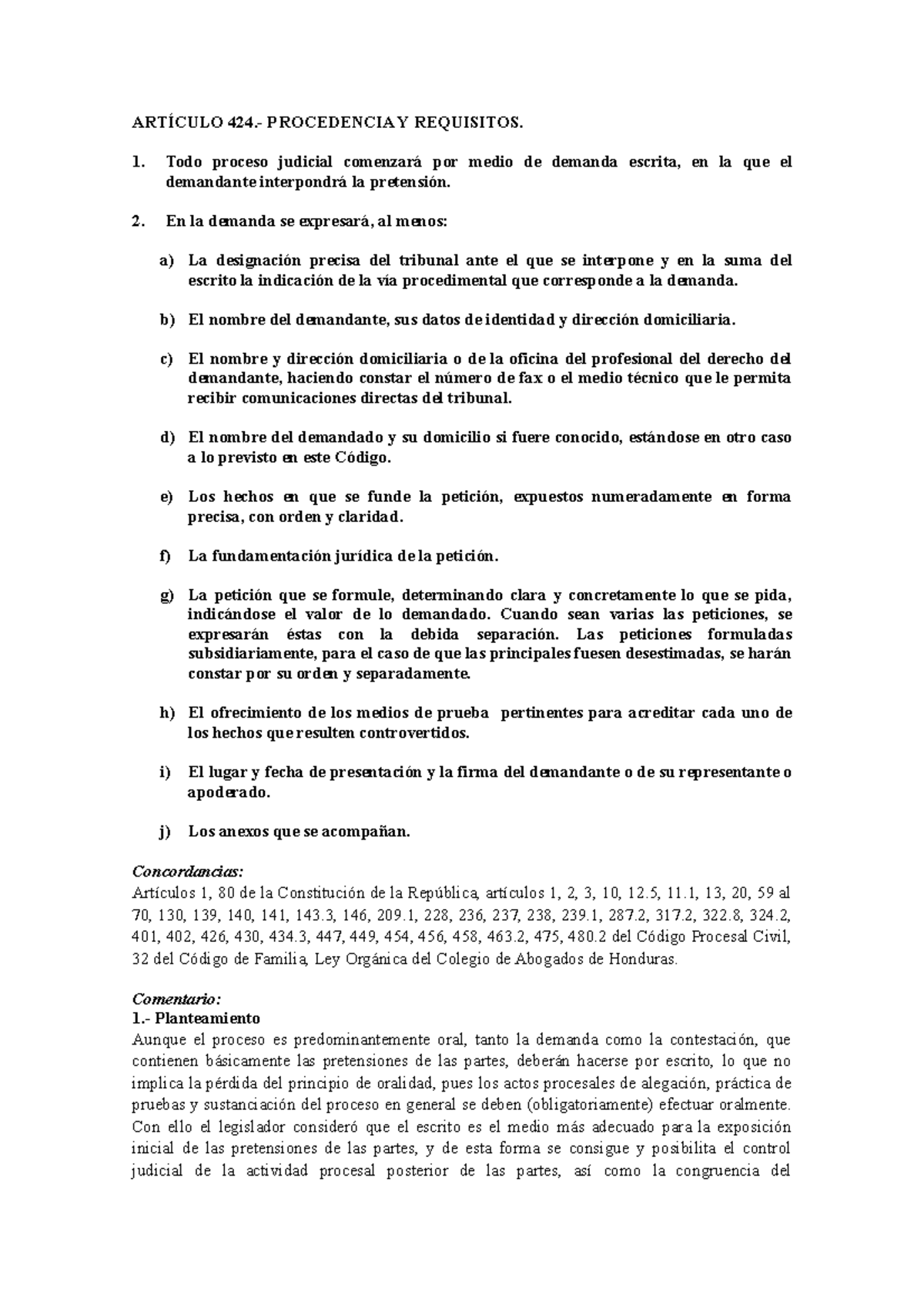 Artículo 424 - constitucion de la republica - ARTÍCULO 424