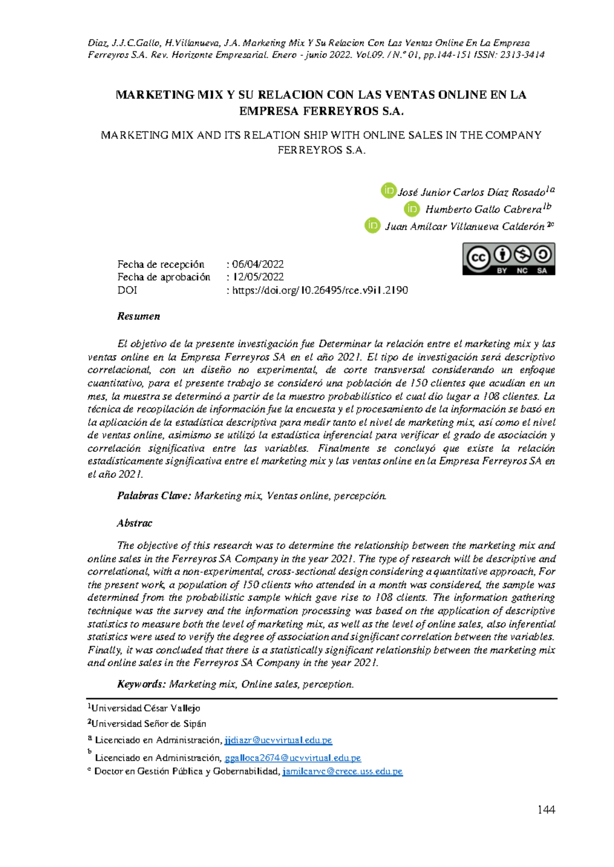 Marketing+MIX+Y+SU+ Relacion+CON+LAS+ Ventas+ Online+EN+LA+ Empresa+ ...