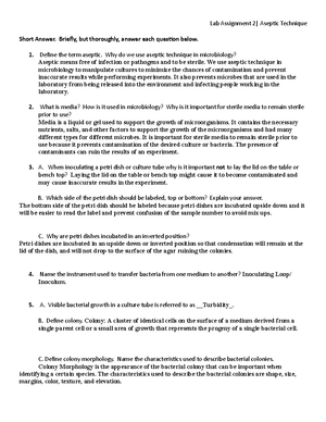 Lab+Assignment+10 Bacteria+Identification - Lab Assignment | Bacteria ...