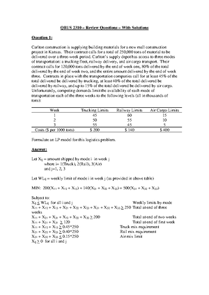 Integer programming (solutions) - The team consists of seven players ...