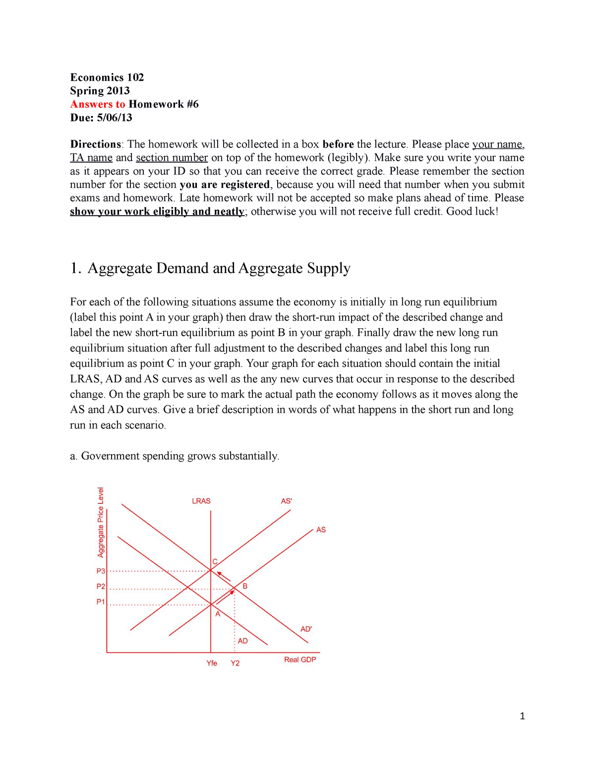 macroeconomics homework 5