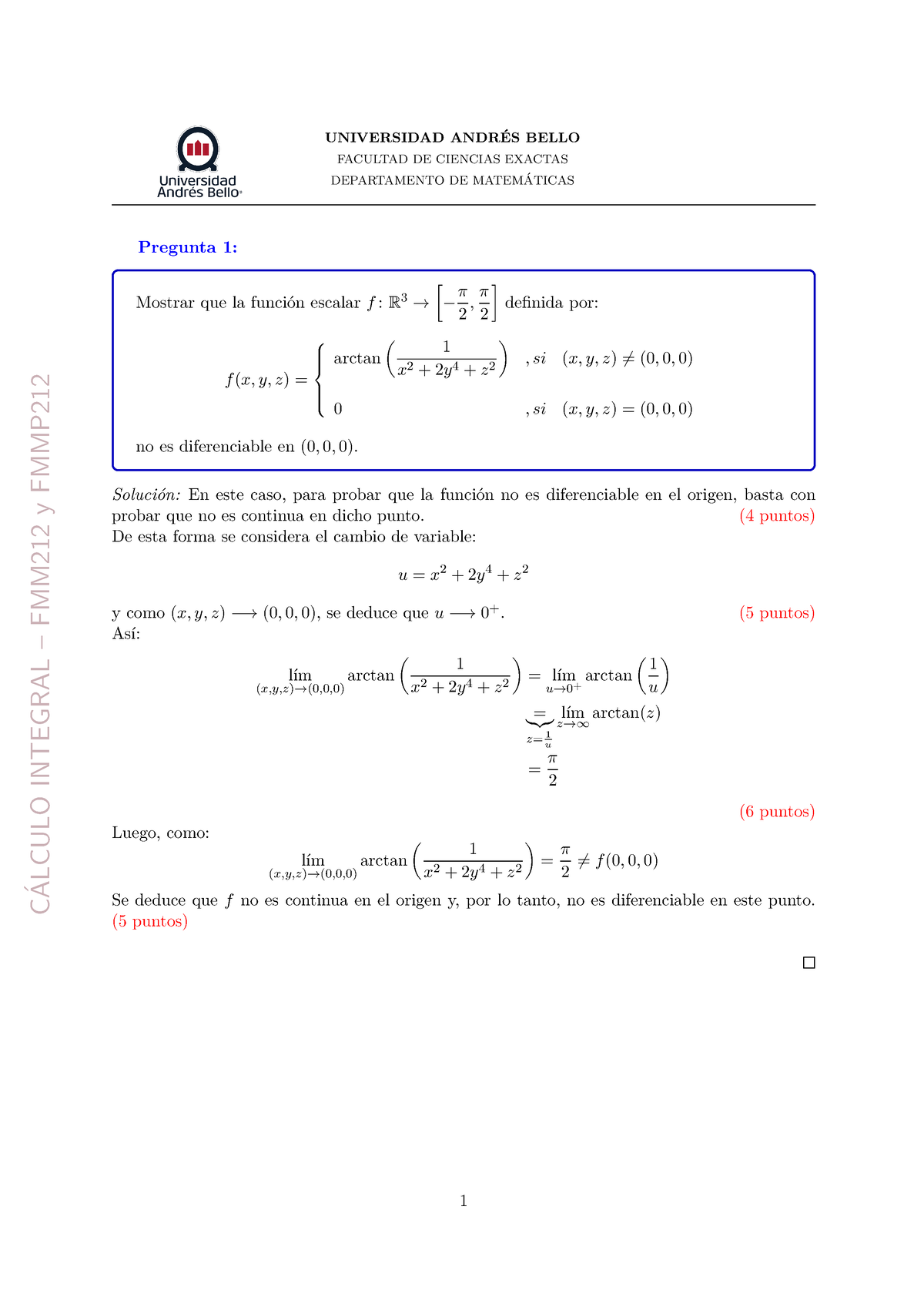 S3 P1 2021 10 - Calculo Y Algebra, Repaso Solemne Y Examen - C ́ ALCULO ...