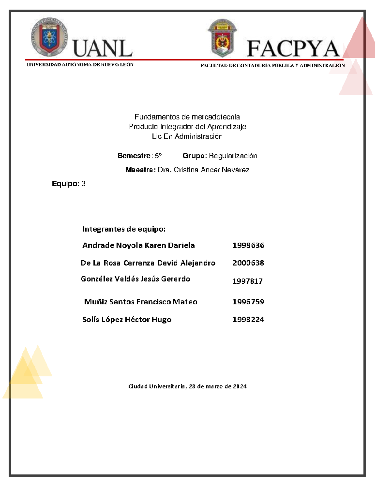 PIA FMER EQ3 Bimbo - Apuntes - Fundamentos de mercadotecnia Producto ...