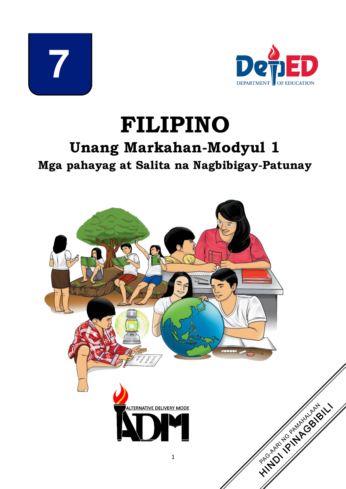 Clear Filipino 7 Modyul 1 - FILIPINO Unang Markahan-Modyul 1 Mga ...