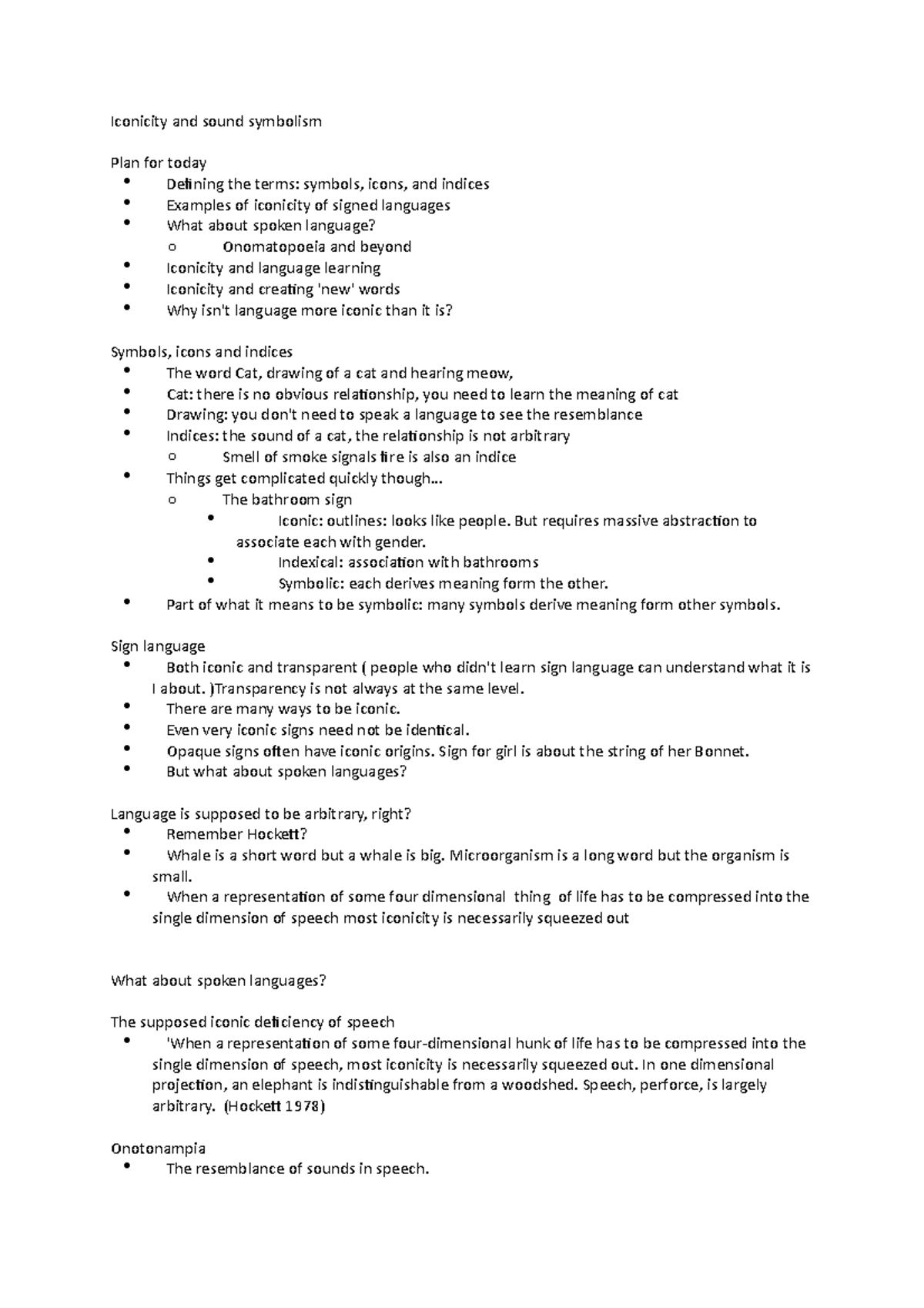 Lecture 20 - Defining the terms: symbols, icons, and indices - Examples ...