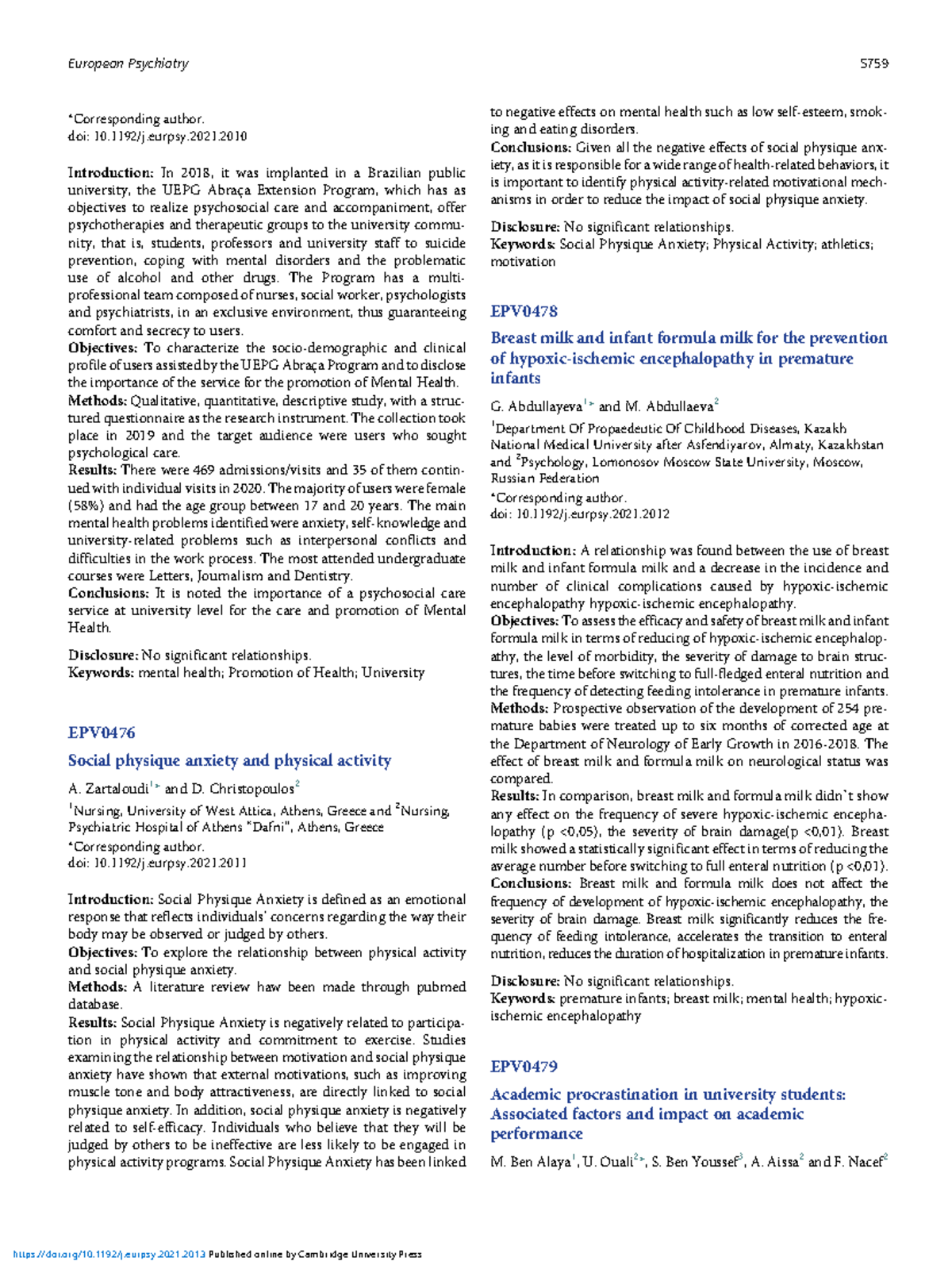Academic procrastination in university students associated factors and ...