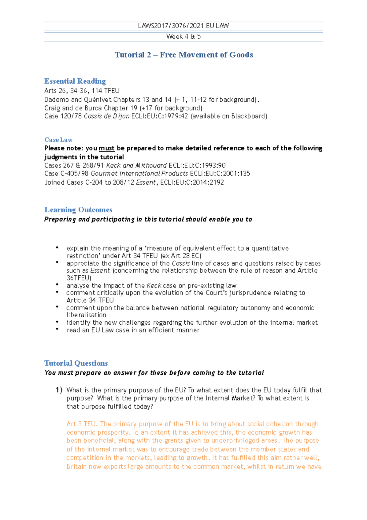 tutorial-2-free-movement-of-goods-laws2017-3076-2021-eu-law-week-4