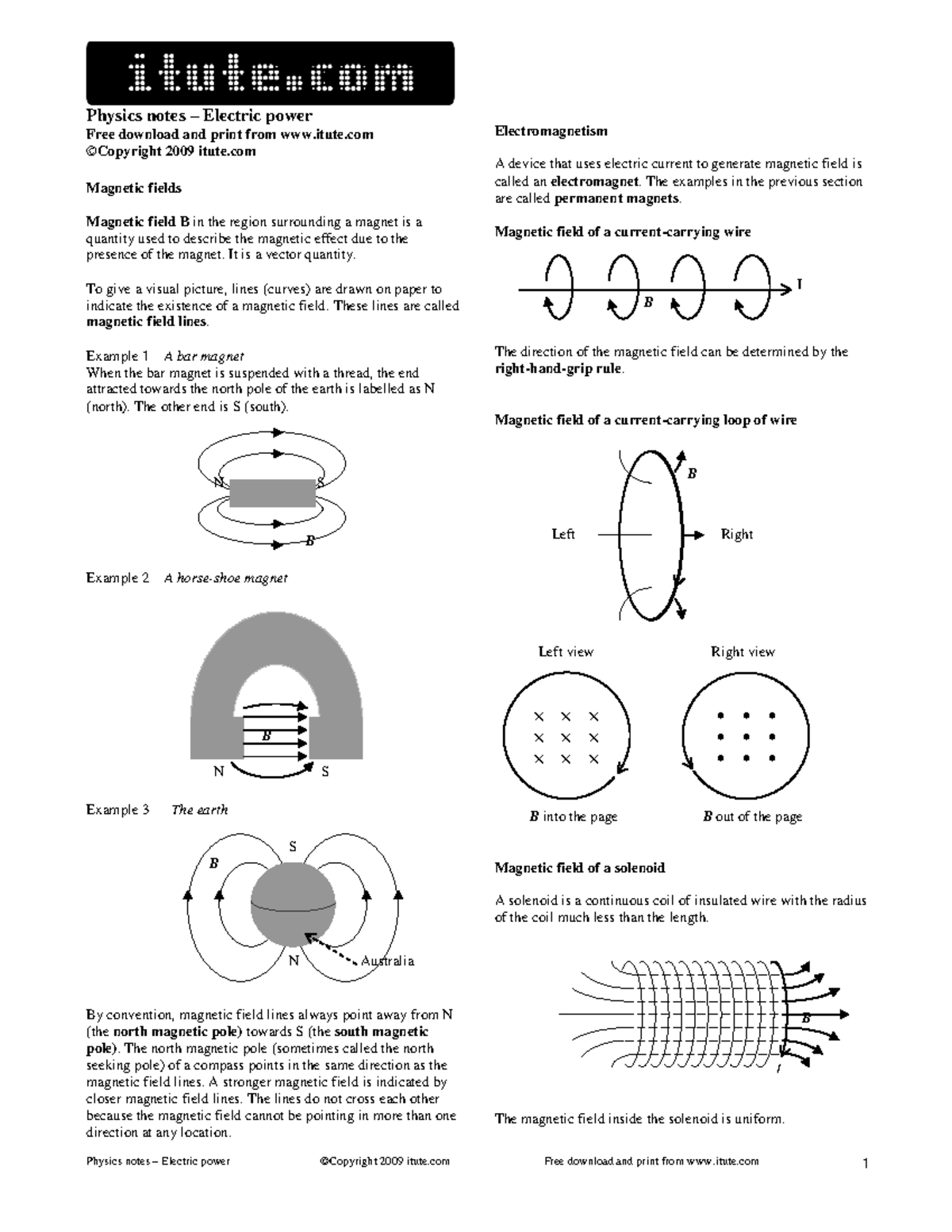 Physics Notes Electric Power - Physics Notes – Electric Power ...