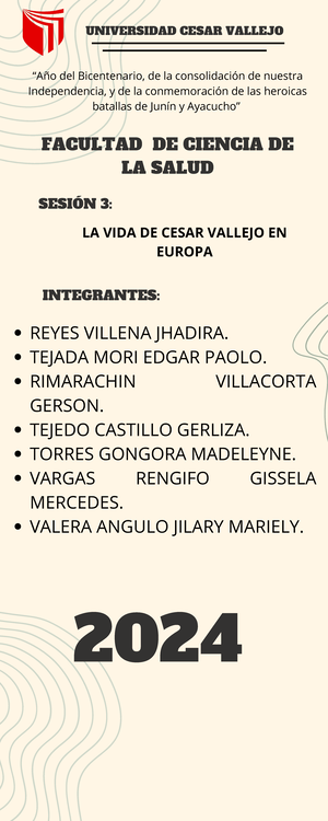 Organizador Aspecto laboral de César Vallejo en Europa - Publicación de ...