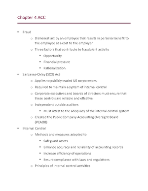 Chapter 6 acc notes - Branson - Chapter 6 notes The operating cycle o A ...